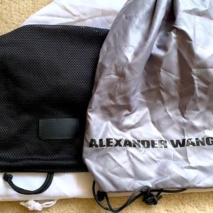 Alexander Wang X H&M Mesh Bag and nylon drawstring bags